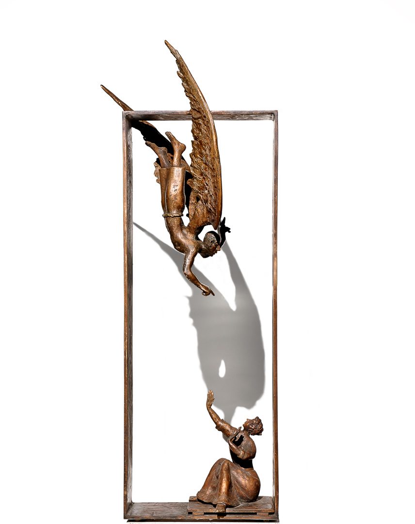 Schrecksekunde. Die Verkündigung des Erzengels Gabriel an Maria (2011) Schrecksekunde. Die Verkündigung des Erzengels Gabriel an Maria (2011), Bronze